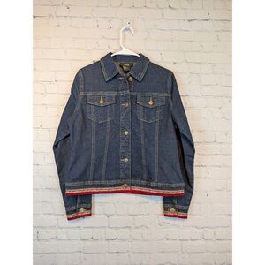 Twiggy London vintage denim jacket medium *
